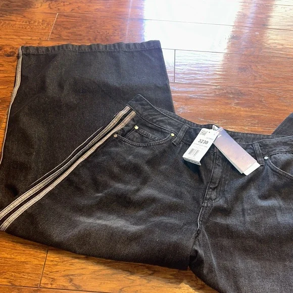 adidas Originals Women's Adicolor Denim Adilenium Pant size 32/30 NWT - Picture 8 of 8